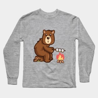 Toasting marshmallows (on light colors) Long Sleeve T-Shirt